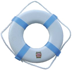 Picture of Cal June Buoys P-20 Jim-Buoy 20 Inch Swimming Pool Life Ring White