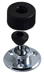 Picture of Perko 0424DP0CHR Watertight Cable Outlet for 5/16" Cable Chrome Plated Brass