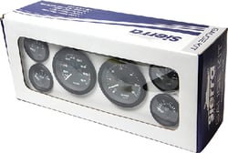 Picture of Sierra 67654P 6-Gauge Instrument Set with Tachometer and Speedometer