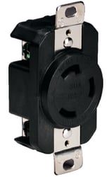 Picture of AFI 305CRRB Marinco 30 Amp 125V Locking Receptacle NEMA L5-30R Black