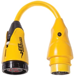 Picture of AFI P504-30 Marine Power Adapter 50A to 30A Pigtail with Sealing Collar