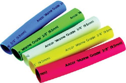Picture of Ancor 304506 Adhesive Lined Heat Shrink Tubing Kit 3/8 Inch 12-8 AWG 5-Pack Assorted Colors
