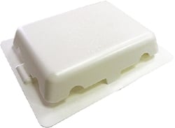Picture of Shrinkwrap Accessories DS-683W Self-Adhesive Vent 4" x 5" White