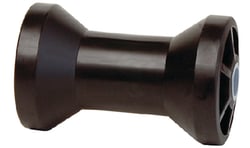Picture of Tie Down Engineering 86408 5-Inch Black PVC Spool Type Keel Roller for Boat Trailers