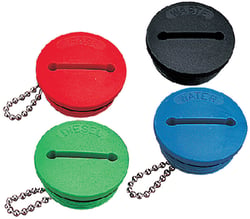 Picture of Sea-Dog Line 357018-1 Deck Fill Cap Black Waste 1-1/4" NPSM