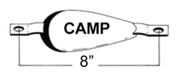 Picture of Camp Zinc W3 Zinc Anode Strap Plate 1-1/4 x 3 x 6 Inch