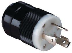 Picture of AFI 305BP 30 Amp 125V Locking Male Plug 3-Wire Marine Trolling Motor