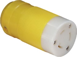 Picture of AFI 205CRCN 20A 125V Locking Female Connector with Weatherproof Cover