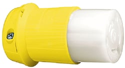 Picture of Hubbell HBL26CM13 30A 125V Twist-Lock Connector Body Yellow