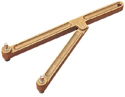 Picture of Sea-Dog Line 335680-1 Adjustable Bronze Deck Plate Key 6 Inch