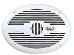 Boss Audio Systems MR690 6x9 Inch Marine Oval Speakers White Pair 350W — image 4
