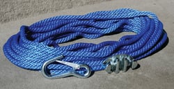 Picture of Panther 757010 100ft Anchor Rope with No-Tie Cleat and Snap Hook