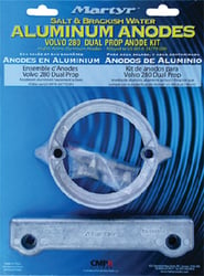Picture of Martyr Anodes CM280DPKITA Aluminum Anode Kit for Volvo Penta 280 Dual Prop