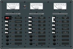 Picture of Blue Sea Systems 8084 AC/DC Circuit Breaker Panel - 6 AC + 15 DC Positions