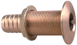 Picture of Perko 035006ADPP 1-1/8" Bronze Thru-Hull Connector Above Waterline
