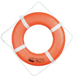 Picture of Cal June Buoys GO-X-30 USCG Approved Life Ring Buoy with Molded Rope