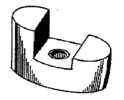 Picture of Camp Zinc BP129 Vetus Bow Thruster Zinc Anode with Screw