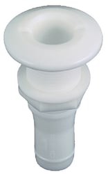 Picture of Perko 0328DP4 1/2" Thru-Hull Connection White Plastic Hose Fitting