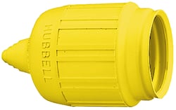 Picture of Hubbell HBL60CM31 Seal-Tite Weatherproof Cover for HBL26CM11 Plug Yellow