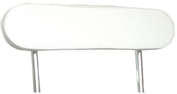 Picture of Taco Metals L10-1002-1 Neptune Leaning Post Backrest White Vinyl