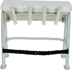 Picture of Taco Metals L10-2005BSA-1 Neptune III Standard Leaning Post with 4 Rod Holders