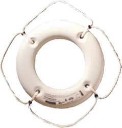 Picture of Cal June Buoys HS-24-W Jim-Buoy Hard Shell USCG Approved Life Ring 24 Inch