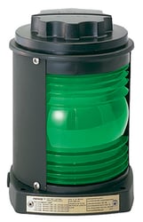 Picture of Perko 1127GA0BLK Starboard Navigation Side Light Deck Mount Black