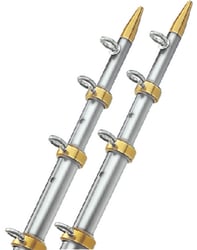 Picture of Taco Metals OT-0551VEL186 18' Telescoping Outrigger Silver/Gold