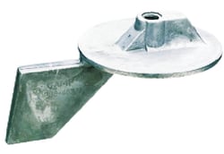 Picture of Camp Zinc 6884537102 Yamaha Outboard Trim Tab Anode - Zinc