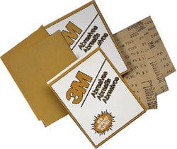 Picture of 3M 2539 Resinite Fre-Cut Gold Sandpaper Sheet 9x11 Inch P400A Grit