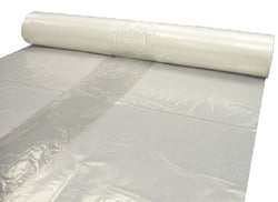 Picture of Poly America CF0440C 40' x 100' Clear Polyethylene Sheeting 4 Mil