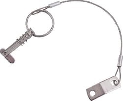 Picture of Sea-Dog Line 299986-1 Stainless Steel Toggle Pin with Lanyard - 1/4 Inch Straight Pin