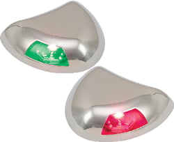 Picture of Perko 0616DP2STS Horizontal Mount LED Side Lights, Pair Stainless Steel