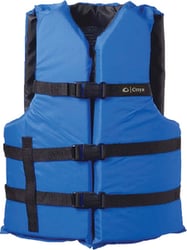 Picture of Full Throttle 10300050000412 General Purpose Life Jacket Adult Blue/Black Type III PFD