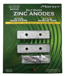 Picture of Martyr Anodes CMBNT1AKITZ Bennett Trim Tab Anode Kit with Stainless Hardware