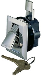 Picture of Perko 0921DP0CHR Flush Mount Lock with Key 2-1/4" x 2" Chrome
