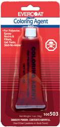 Picture of Evercoat 100503 Coloring Agent - Tropical Red 1 oz Tube