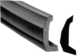 Picture of Taco Metals V11-4135BKA30-3 Semi-Rigid Rub Rail Kit 30' Black