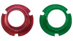 Picture of Perko 0281DPALNS Replacement Sidelight Lens Set Red and Green