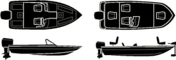 Picture of Seachoice 97311 Boat Cover for 16-18' Fish & Ski Boats