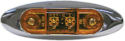 Picture of Anderson Manufacturing V168XA LED Clearance Side Marker Light Chrome Bezel
