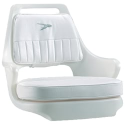 Picture of Wise Seating 8WD0153710 Standard Pilot Chair Package with Cushion Set and Mounting Plate - White