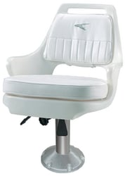 Picture of Wise Seating 8WD015710 Standard Pilot Chair with Snap-On Cushions and 15" Fixed Pedestal with Seat Slide