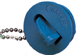 Picture of Sea-Dog Line 357093-1 Deck Fill Cap with Key - Blue Water