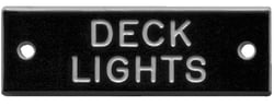 Picture of Bernard Engraving IP006 Nameplate Deck Light Label 5-Pack