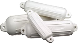Picture of Attwood Marine 9356D1 Oval Boat Fender 6" x 24" White