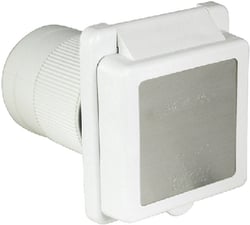 Picture of AFI 6353EL-B Marinco 50 Amp 125V Power Inlet With Stainless Steel Trim
