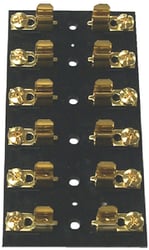 Picture of Sierra FS40520-1 6-Gang Marine Glass Tube Fuse Block SFE AGC MDL