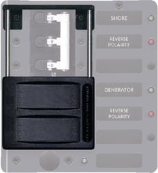 Picture of Blue Sea Systems 4131 AC C-Series Circuit Breaker Lockout Slide 2 Position 3 Pole