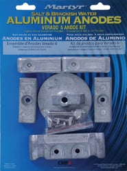 Picture of Martyr Anodes CMVERADO6KITA Mercury Verado 6-Cylinder Anode Kit - Aluminum